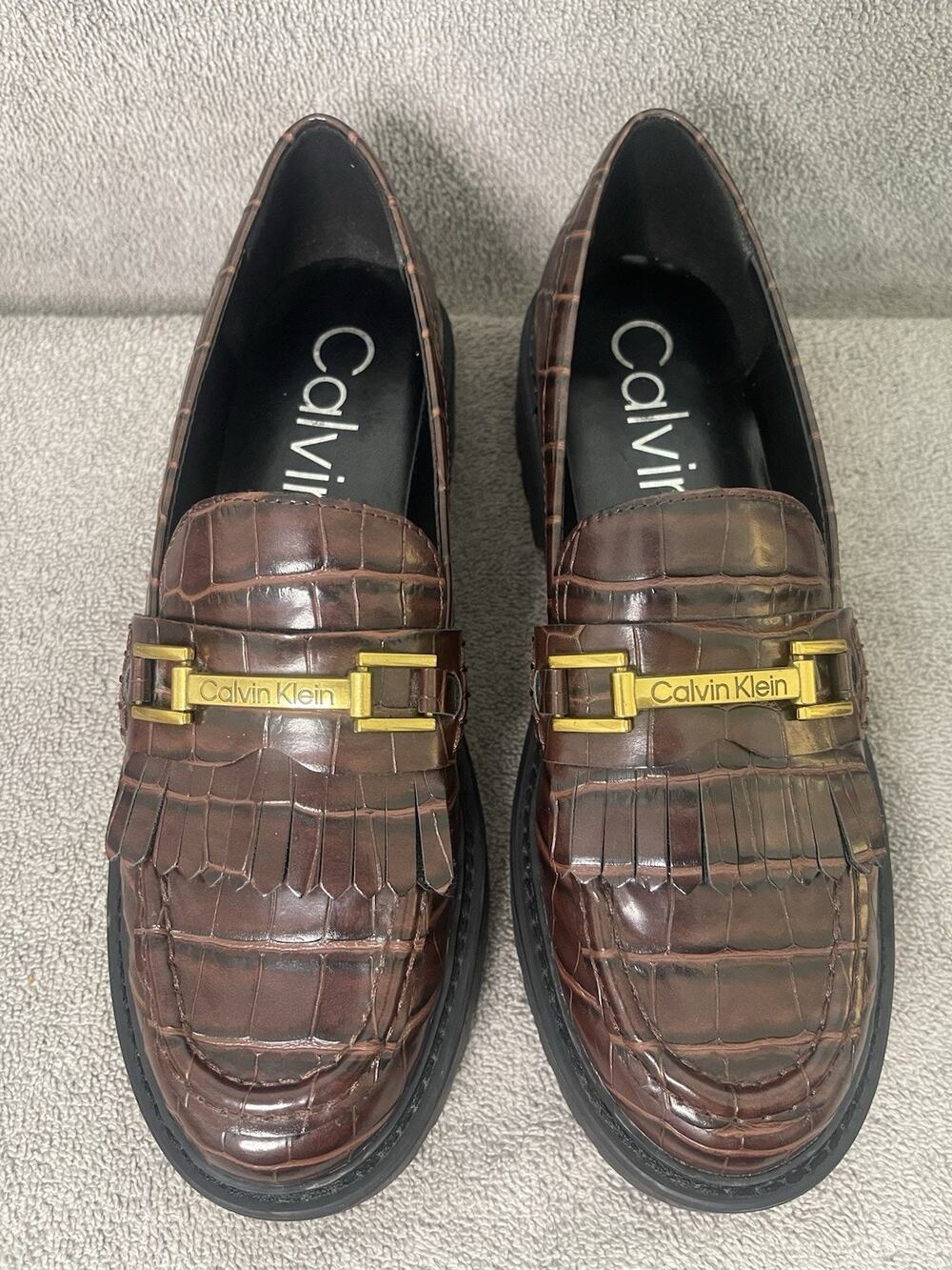 Calvin Klein Soppy Brown Women’s Loafer Size 8.5